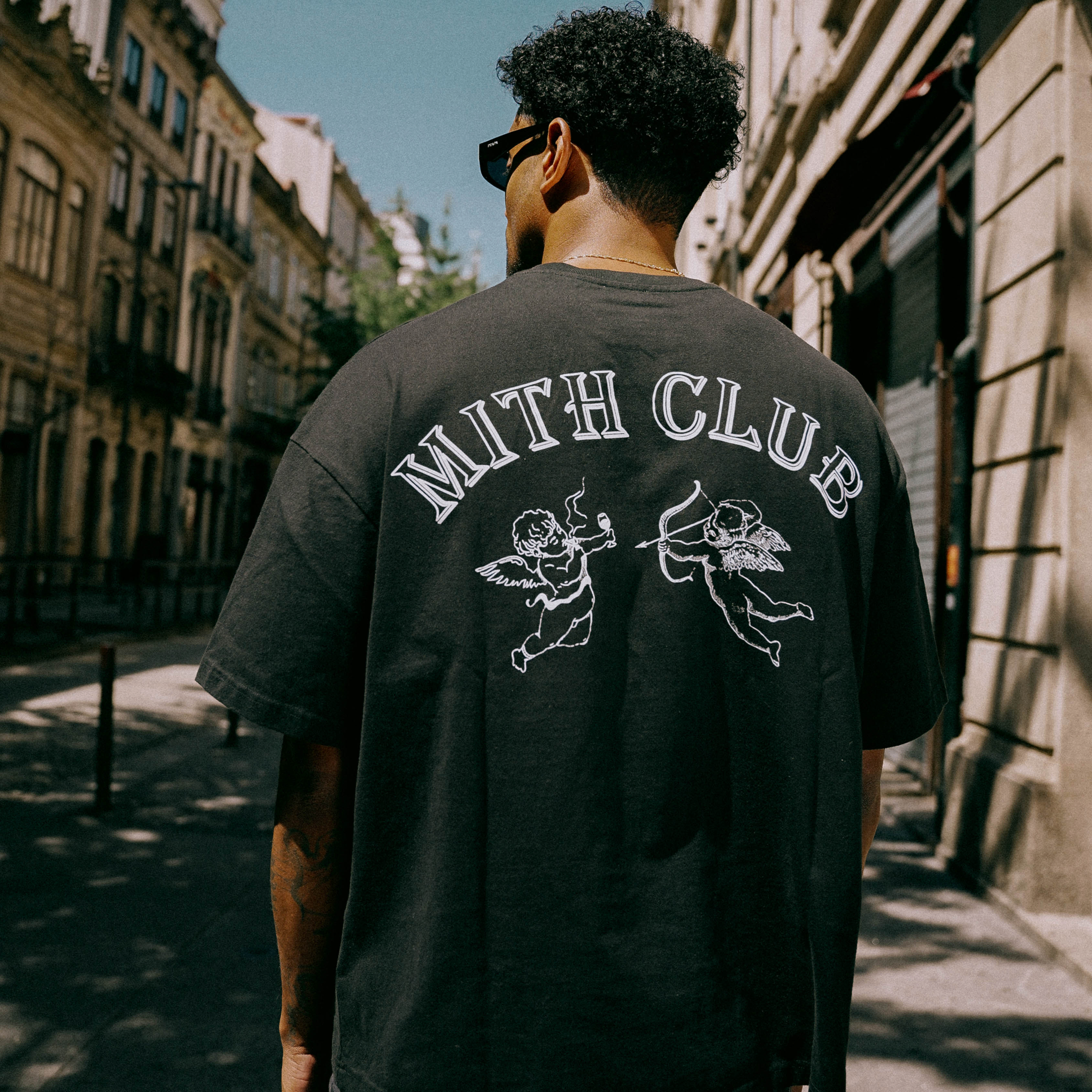 Angels Club Black T-shirt